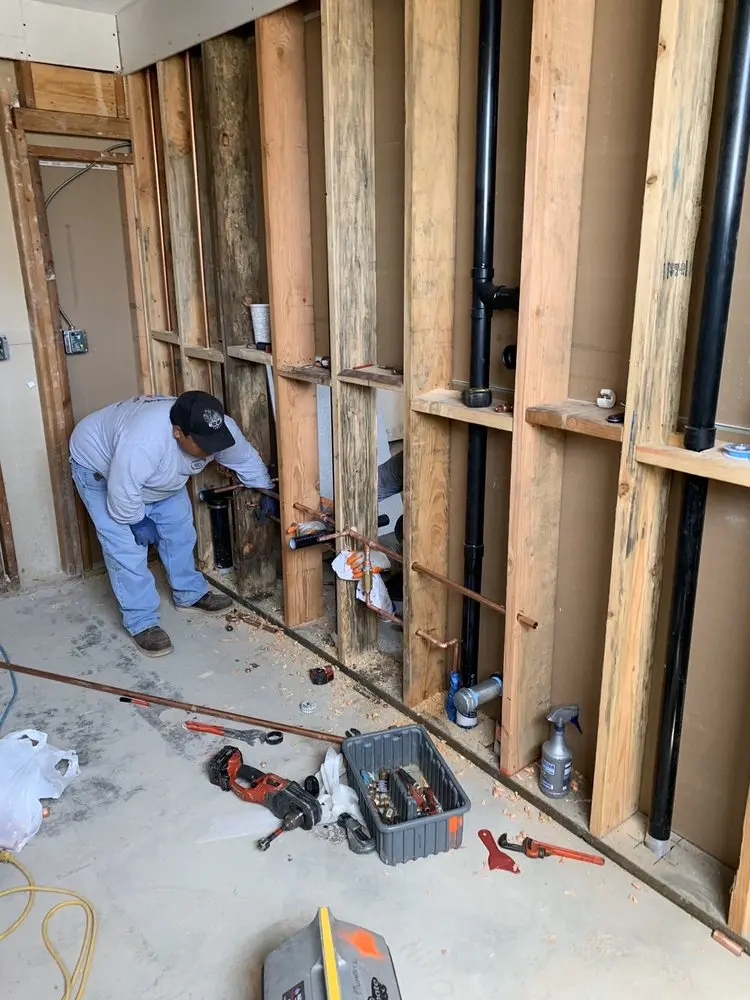 Commercial rough-in plumbing for Trenchless Sewer Repair in Lockland